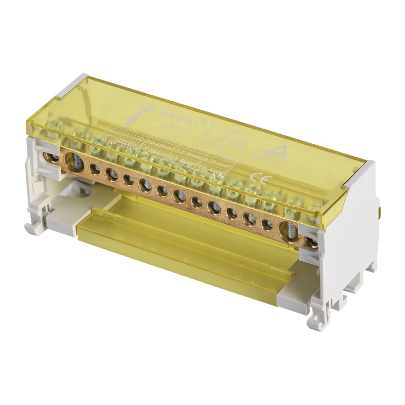 100A cabinet wiring terminal block junction box - Buy Cabinet Terminals