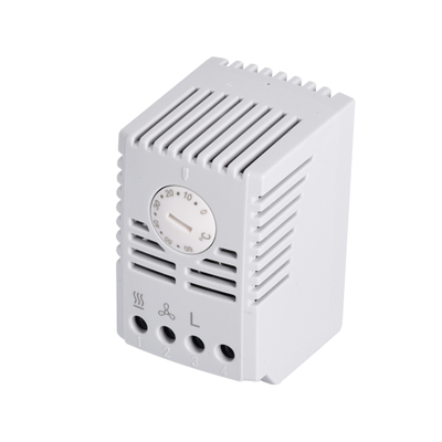 Cabinet temperature control switch fan thermostat